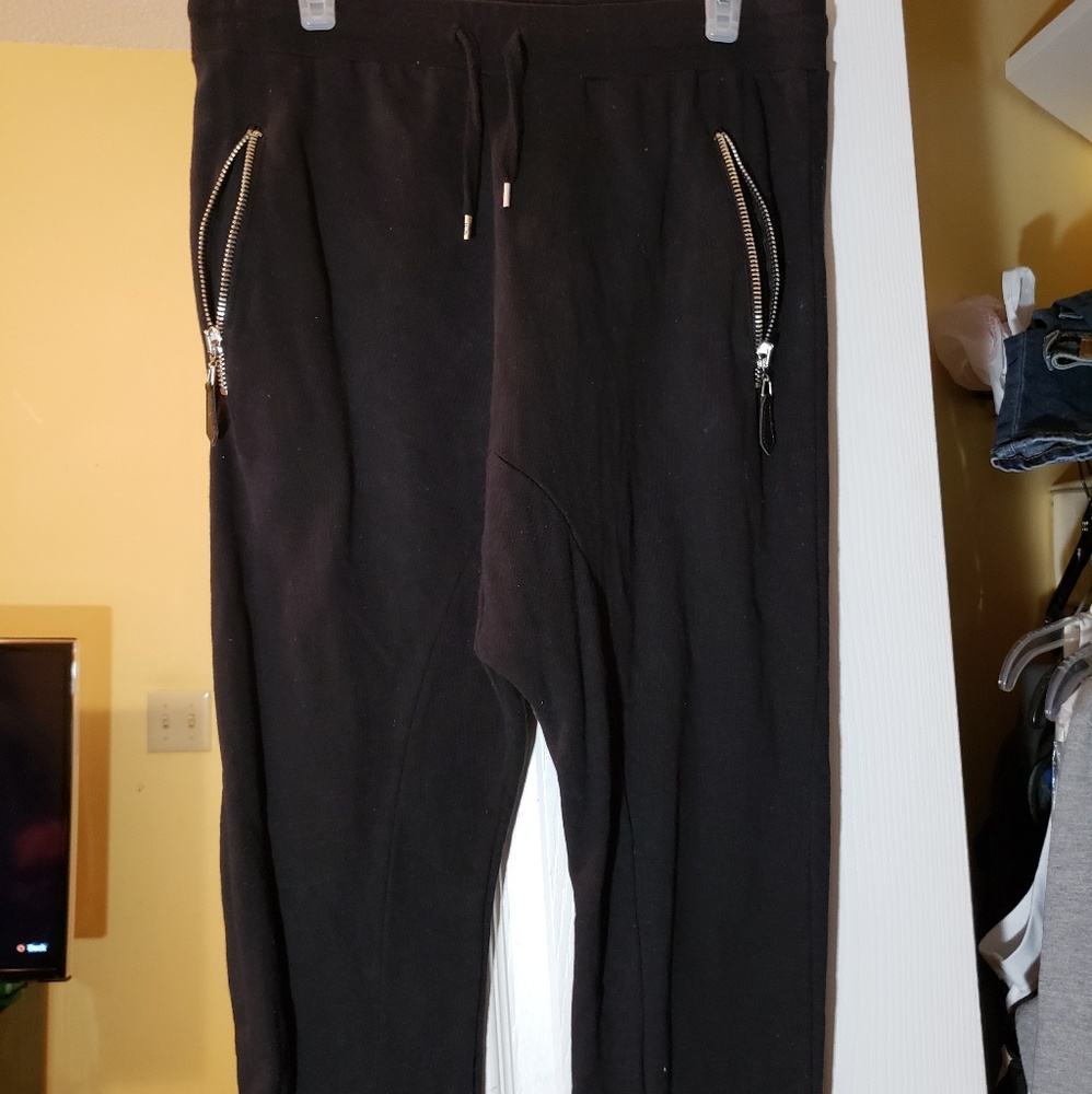 Drop crotch joggers